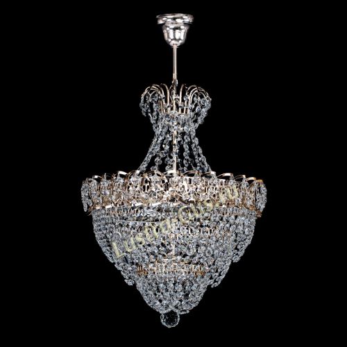 Люстра Ника Лепестки малая - 3 лампы в Симферополе Гусь Хрустальный