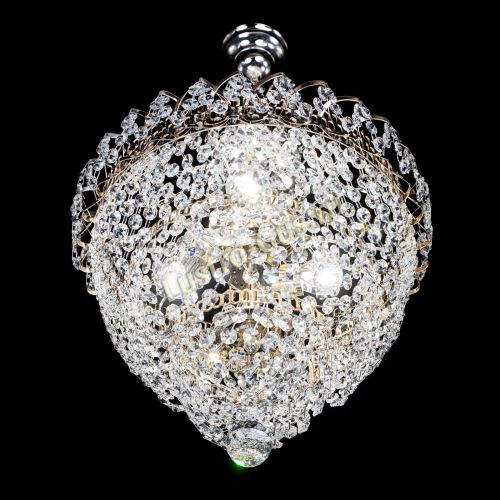 Люстра Ника Лепестки малая - 3 лампы в Симферополе Гусь Хрустальный