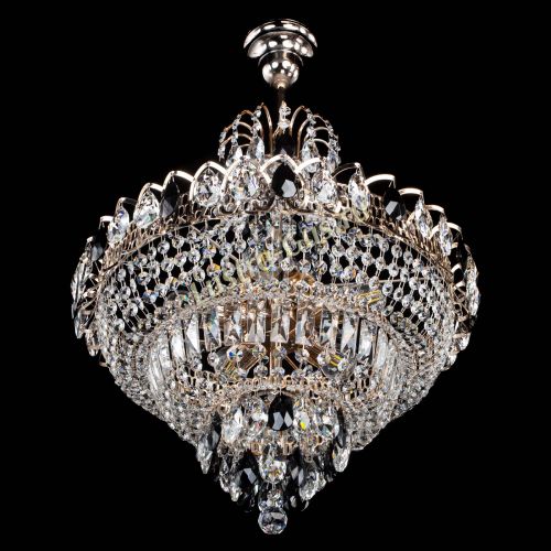 Люстра Ника подвесная Черная в Симферополе Гусь Хрустальный