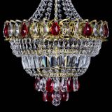 Люстра Ника подвесная Красная под бронзу в Симферополе