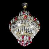 Люстра Ника подвесная Красная под бронзу в Симферополе