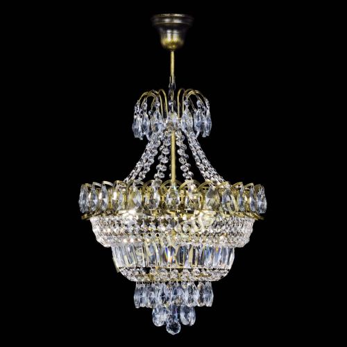 Люстра Ника подвесная под бронзу в Симферополе Гусь Хрустальный