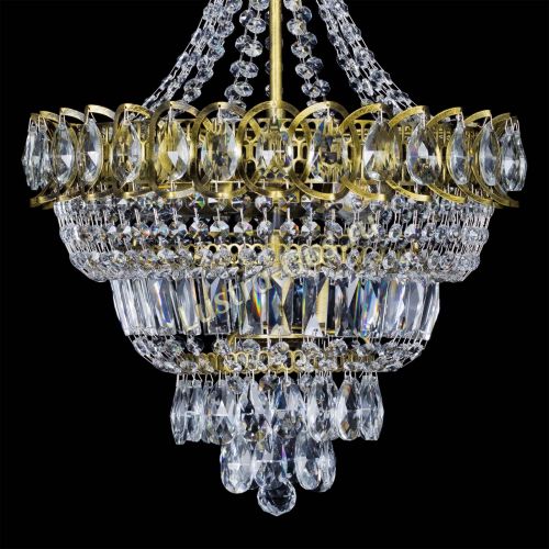 Люстра Ника подвесная под бронзу в Симферополе Гусь Хрустальный