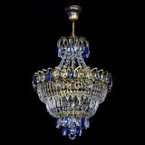 Люстра Ника подвесная Синяя под бронзу в Симферополе