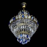 Люстра Ника подвесная Синяя под бронзу в Симферополе