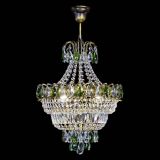 Люстра Ника подвесная Зеленая под бронзу в Симферополе