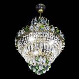 Люстра Ника подвесная Зеленая под бронзу в Симферополе