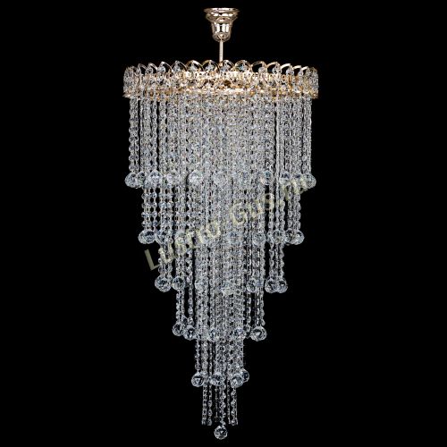 Люстра Октава длинная с подвесом в Симферополе Гусь Хрустальный