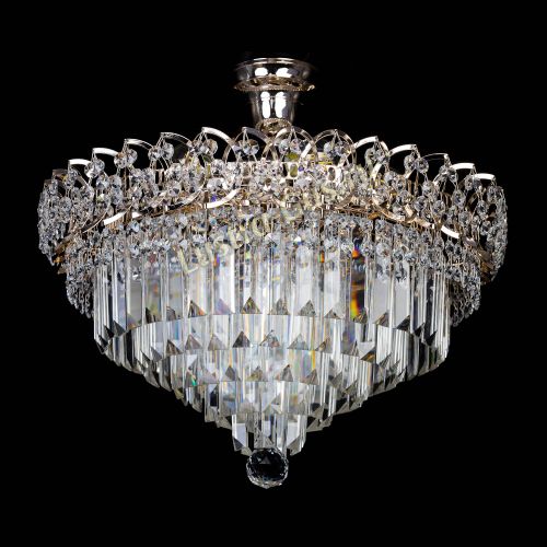 Люстра Октава Элегант с подвесом в Симферополе Гусь Хрустальный