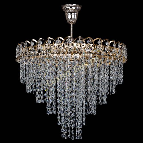 Люстра Октава конус с подвесом в Симферополе Гусь Хрустальный