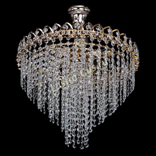 Люстра Октава конус с подвесом в Симферополе Гусь Хрустальный