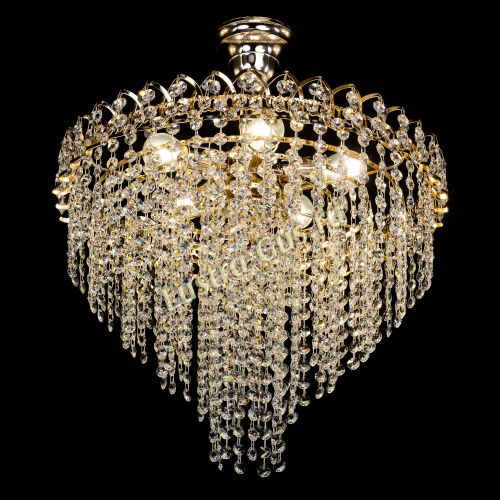 Люстра Октава конус с подвесом в Симферополе Гусь Хрустальный