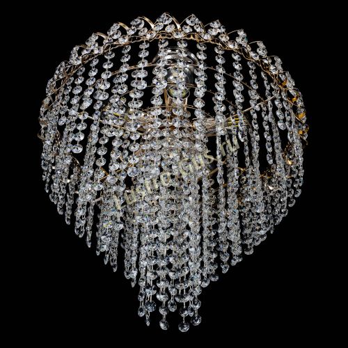 Люстра Октава конус с подвесом в Симферополе Гусь Хрустальный