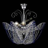 Люстра Орхидея №3 синяя в Симферополе