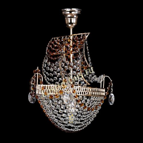 Люстра Парусник №1 чайный в Симферополе Гусь Хрустальный