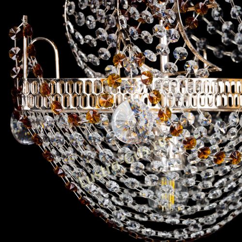 Люстра Парусник №1 чайный в Симферополе Гусь Хрустальный