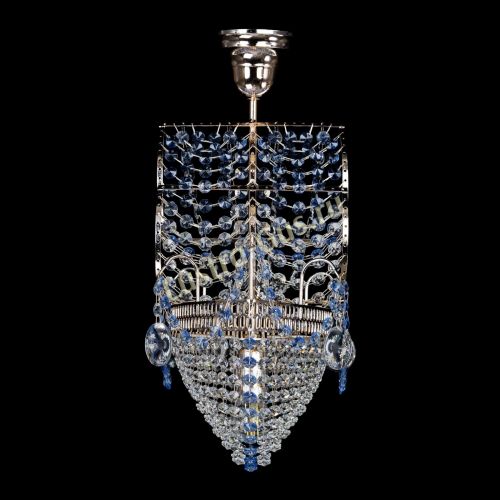 Люстра Парусник №1 синий в Симферополе Гусь Хрустальный