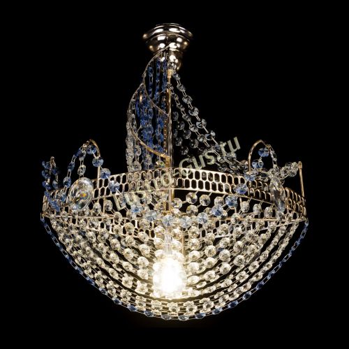 Люстра Парусник №1 синий в Симферополе Гусь Хрустальный