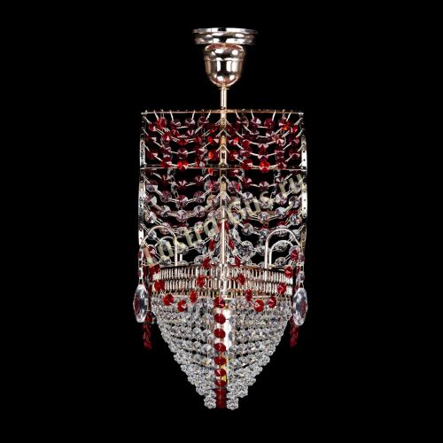 Люстра Парусник №1 красный в Симферополе Гусь Хрустальный