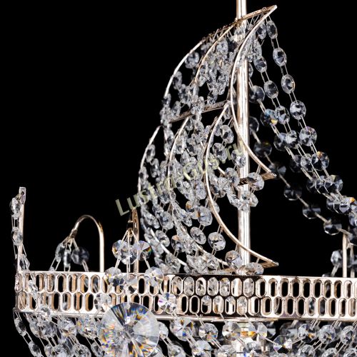 Люстра Парусник №1 в Симферополе Гусь Хрустальный