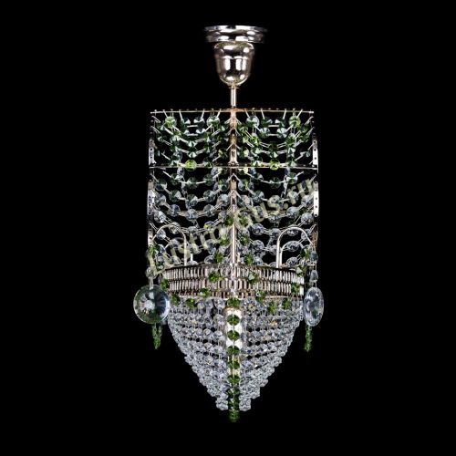 Люстра Парусник №1 зеленый в Симферополе Гусь Хрустальный