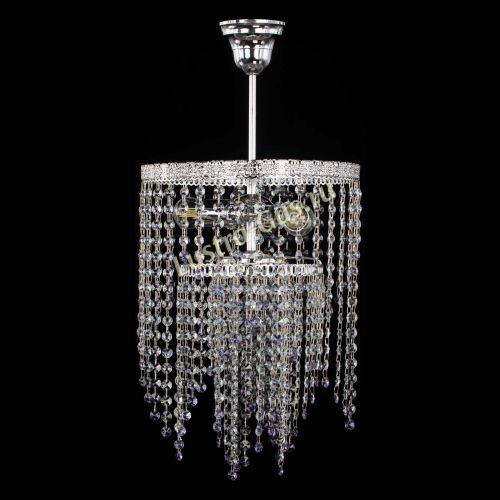 Люстра Токката Капель №3 фиолетовая в Симферополе Гусь Хрустальный