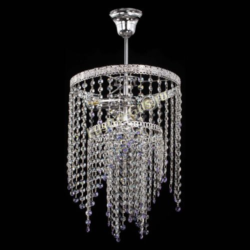 Люстра Токката Капель №3 фиолетовая в Симферополе Гусь Хрустальный