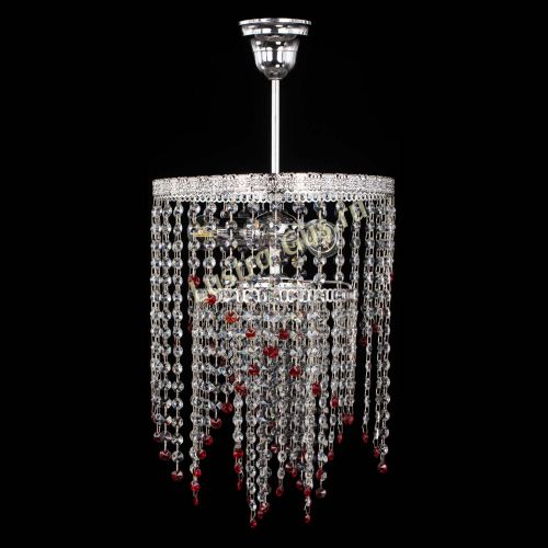 Люстра Токката Капель №3 красная в Симферополе Гусь Хрустальный
