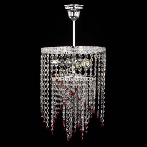 Люстра Токката Капель №3 красная в Симферополе Гусь Хрустальный