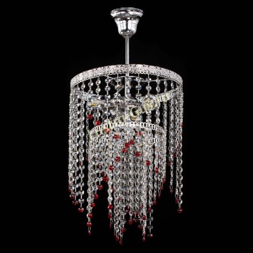 Люстра Токката Капель №3 красная в Симферополе Гусь Хрустальный