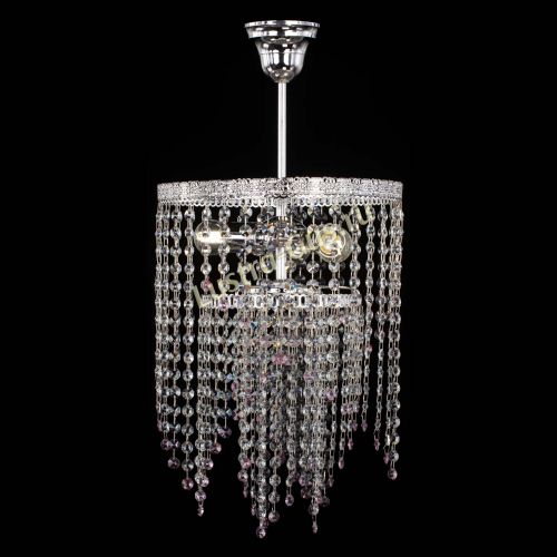 Люстра Токката Капель №3 розовая в Симферополе Гусь Хрустальный