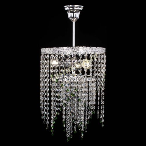Люстра Токката Капель №3 зеленая в Симферополе Гусь Хрустальный