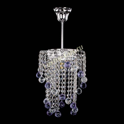 Люстра Вектор №4 фиолетовая в Симферополе Гусь Хрустальный