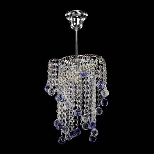 Люстра Вектор №4 фиолетовая в Симферополе Гусь Хрустальный