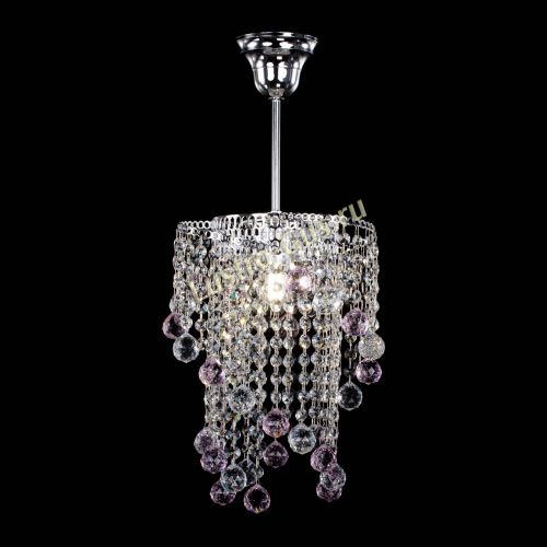 Люстра Вектор №4 розовая в Симферополе Гусь Хрустальный