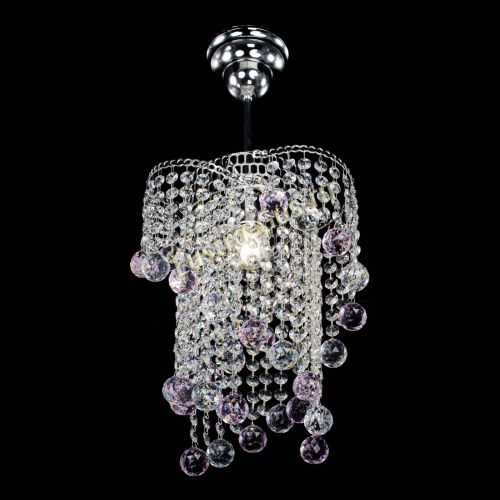 Люстра Вектор №4 розовая в Симферополе Гусь Хрустальный