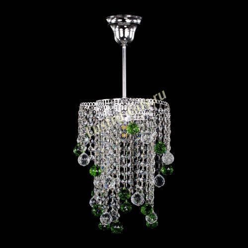 Люстра Вектор №4 зеленая в Симферополе Гусь Хрустальный