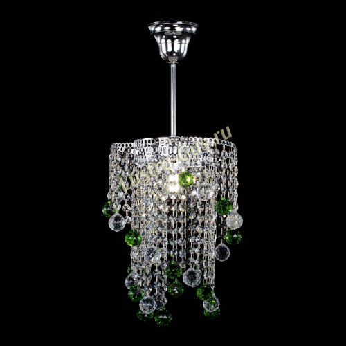 Люстра Вектор №4 зеленая в Симферополе Гусь Хрустальный