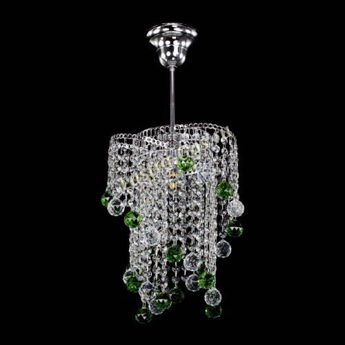 Люстра Вектор №4 зеленая в Симферополе Гусь Хрустальный