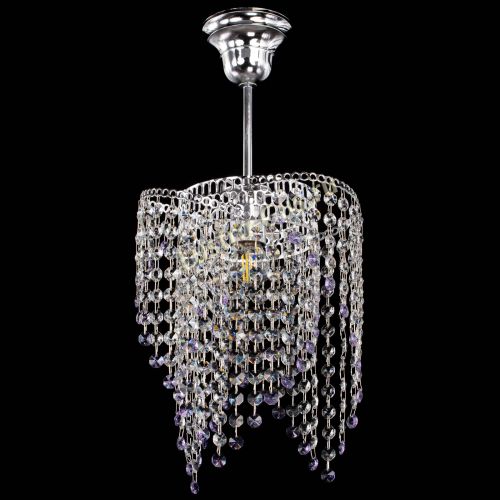 Люстра Вектор №5 фиолетовая в Симферополе Гусь Хрустальный