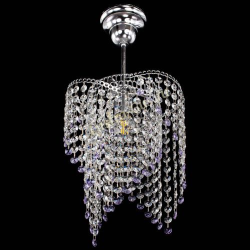 Люстра Вектор №5 фиолетовая в Симферополе Гусь Хрустальный