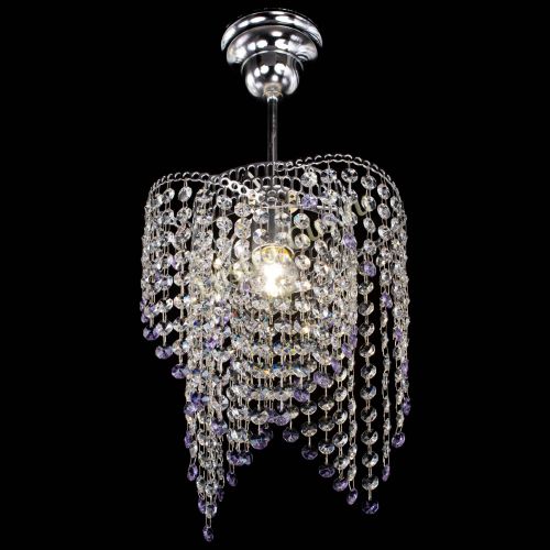 Люстра Вектор №5 фиолетовая в Симферополе Гусь Хрустальный