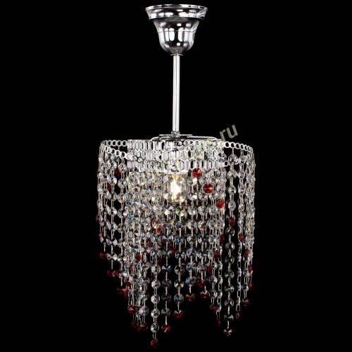 Люстра Вектор №5 красная в Симферополе Гусь Хрустальный