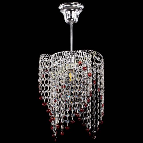 Люстра Вектор №5 красная в Симферополе Гусь Хрустальный