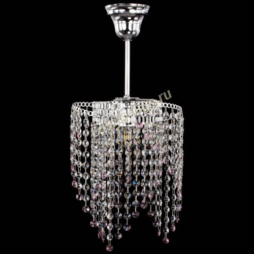 Люстра Вектор №5 розовая в Симферополе Гусь Хрустальный