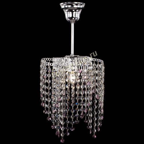 Люстра Вектор №5 розовая в Симферополе Гусь Хрустальный