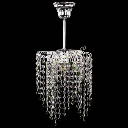 Люстра Вектор №5 зеленая в Симферополе Гусь Хрустальный