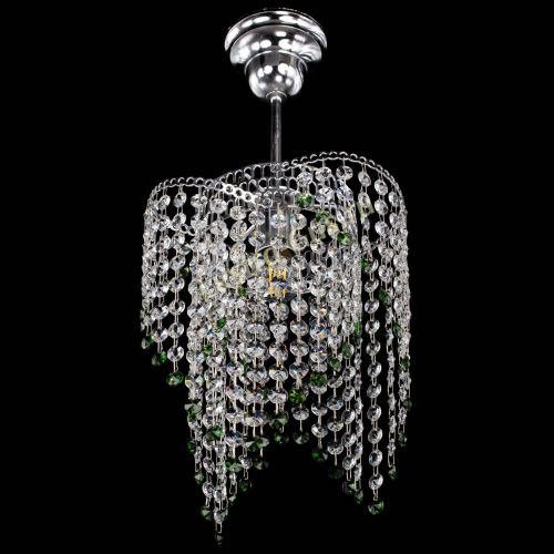 Люстра Вектор №5 зеленая в Симферополе Гусь Хрустальный