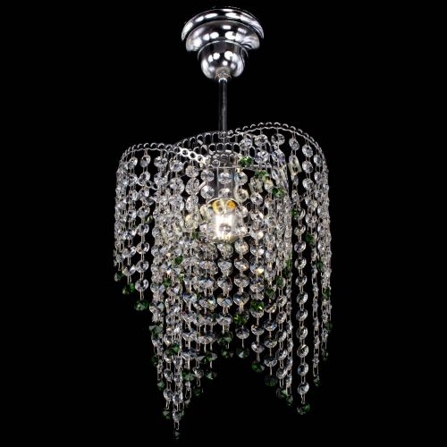 Люстра Вектор №5 зеленая в Симферополе Гусь Хрустальный