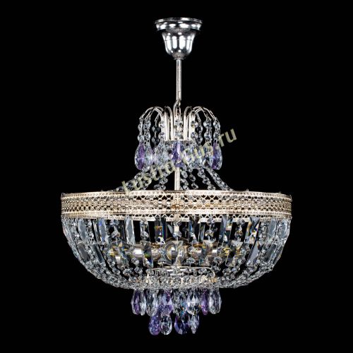 Люстра Венеция Астра №5 фиолетовая в Симферополе Гусь Хрустальный